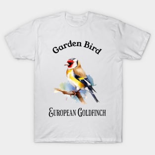 Garden Bird European GoldFinch T-Shirt